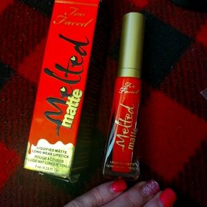 Two Faced Melted  Matte  Long Wear Lipstick !